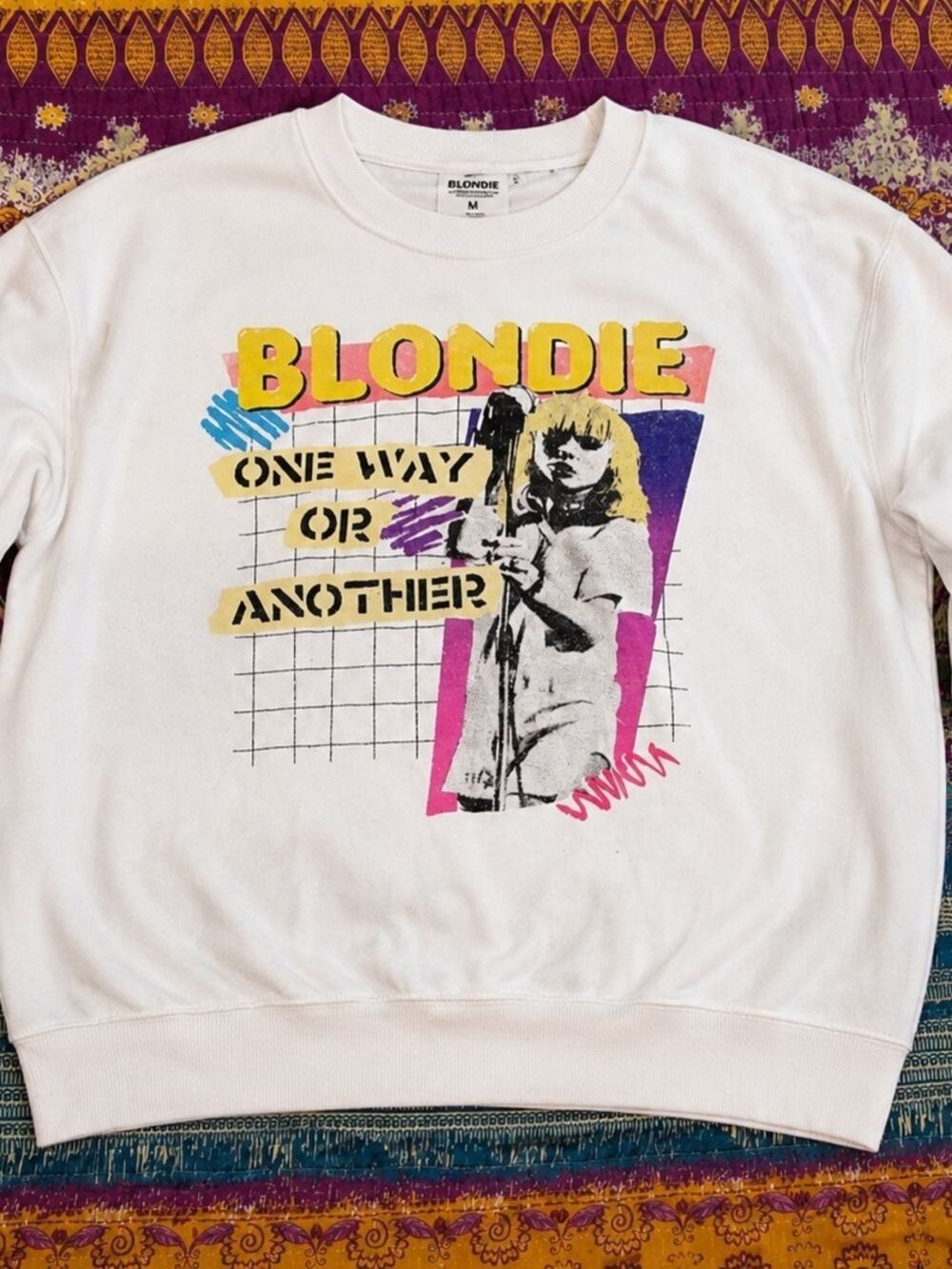 Blondie "One Way or Another" Graphic Sweatshirt – Official License Medium